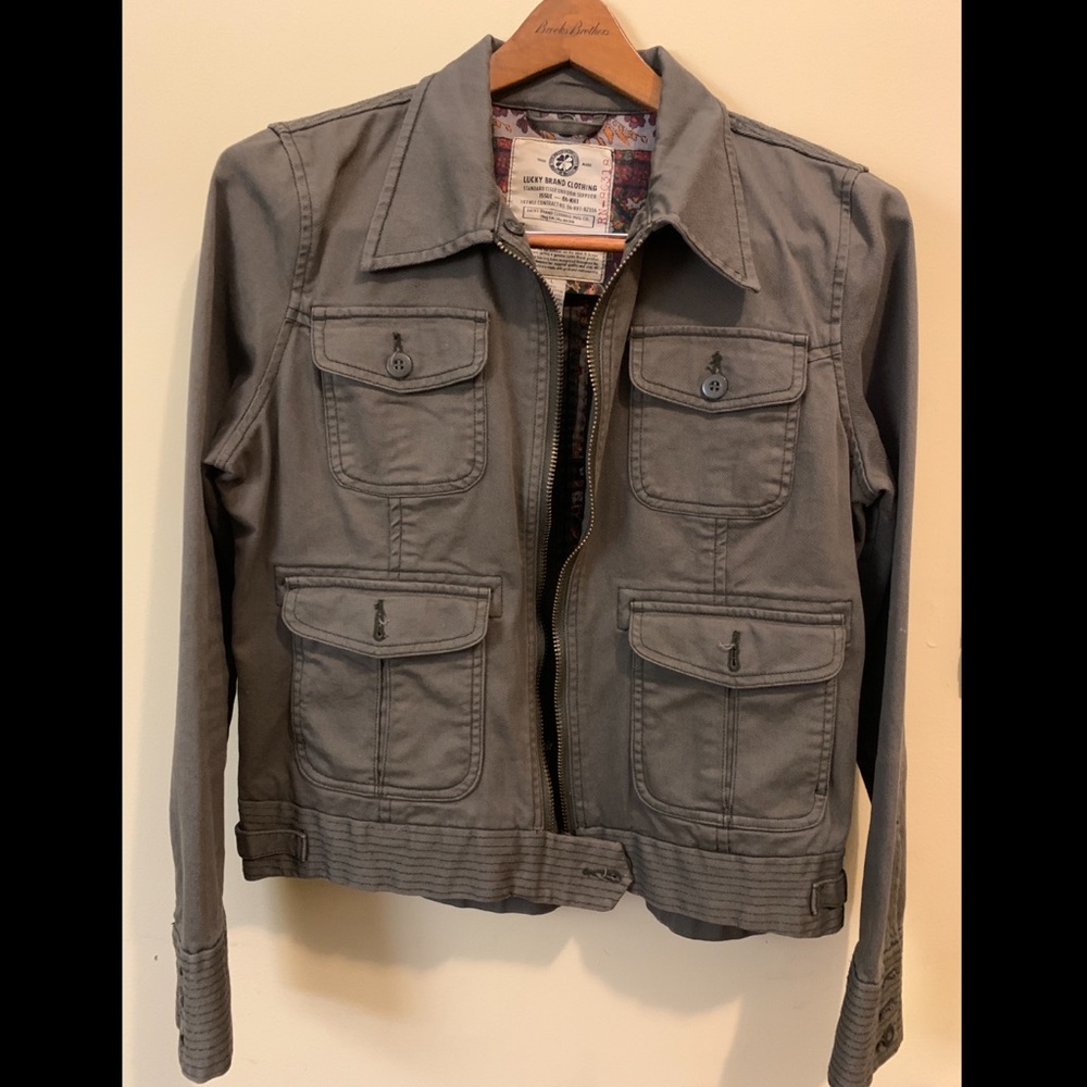 Lucky Brand Women’s Army Green Jacket